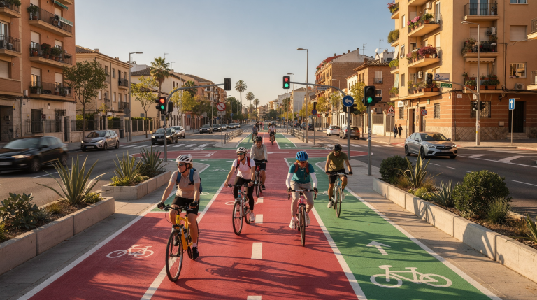 Cómo diseñar una red de carriles bici segura y conectada