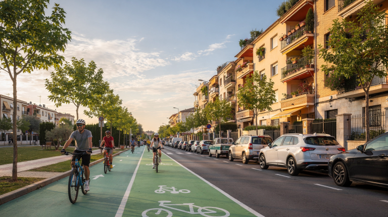 Carriles bici y vivienda: cuándo mejoran el atractivo residencial
