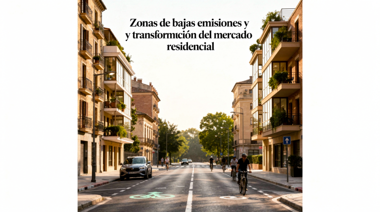 Zonas de bajas emisiones y transformación del mercado residencial